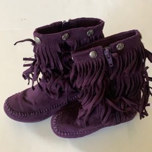 Sonoma Barely worn purple boots